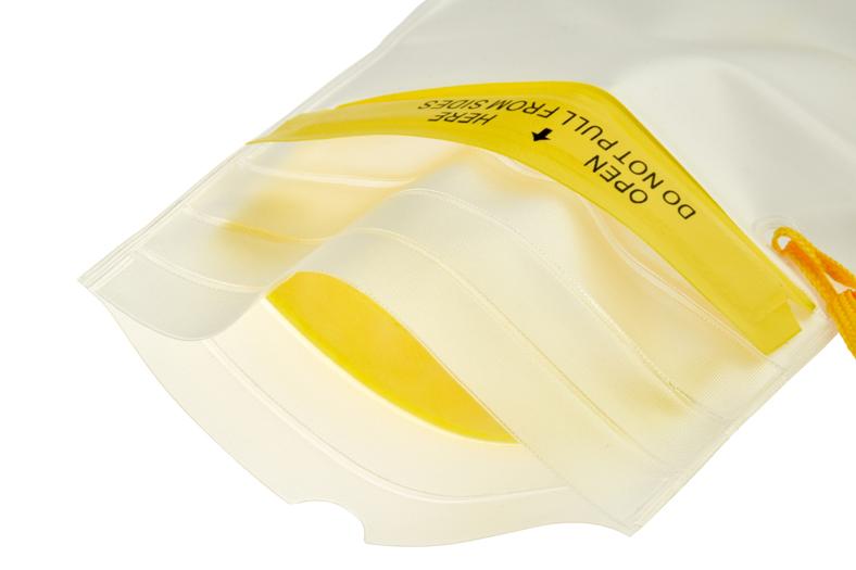 Waterproof Resealable Storage Pouch (5-Inch X 7 1/4-Inch) PVC Material