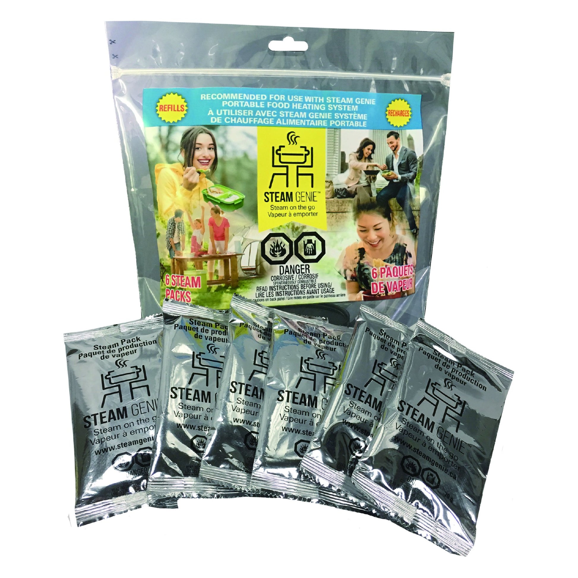 Steam Genie Refill Portable Food Heating System