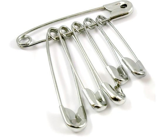 Safety Pins, 12/PK, Assorted