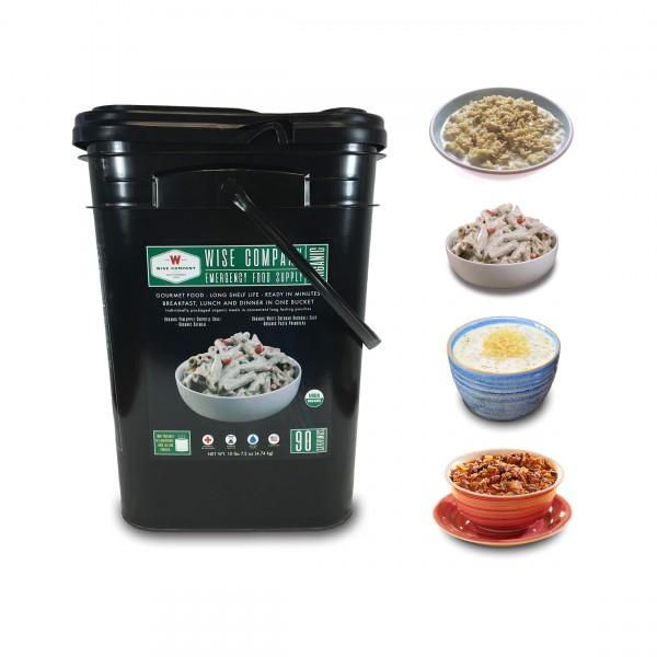 Wise 90 Servings - Organic Emergency Freeze Dried Food