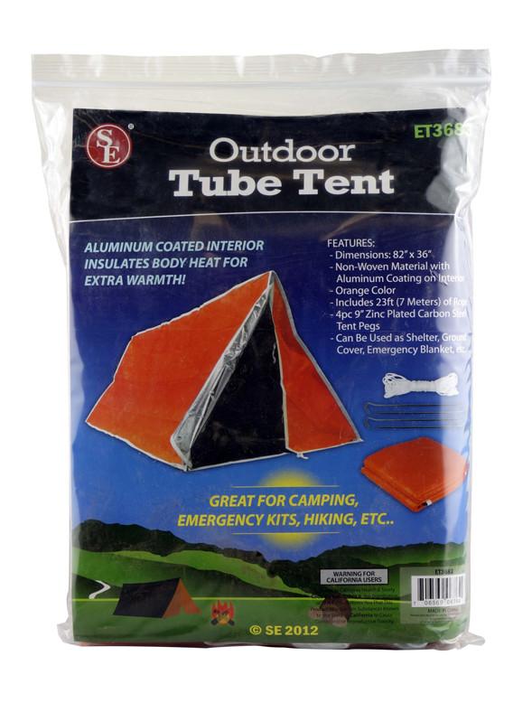 Aluminum Coated Interior Emergency Tube Tent packaging